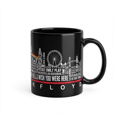 Pink Floyd Mug - London Typography Album Art Pink Floyd Mug - London Typography Album Art
