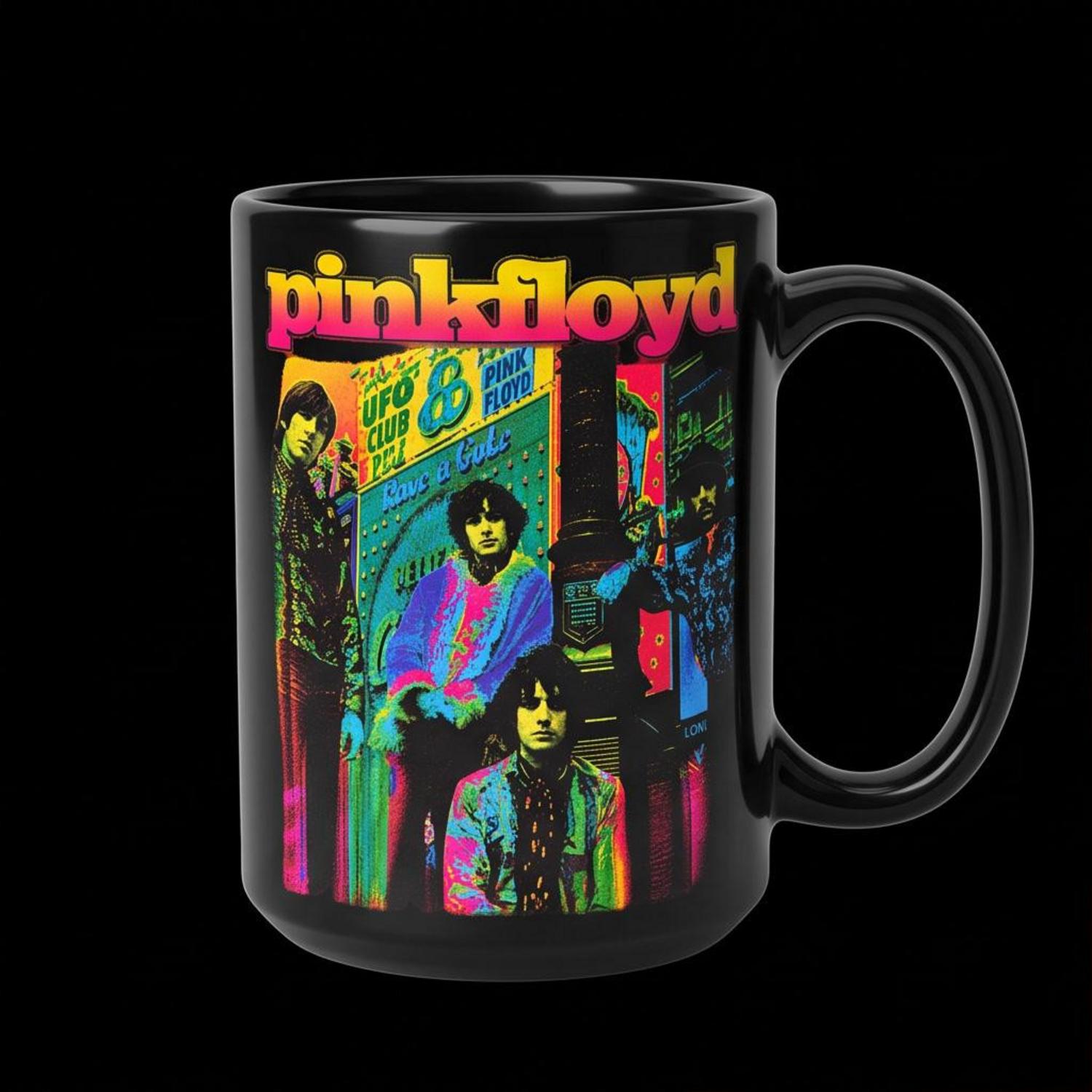 Pink Floyd Mug - Psychedelic Colors Members Pink Floyd Mug - Psychedelic Colors Members