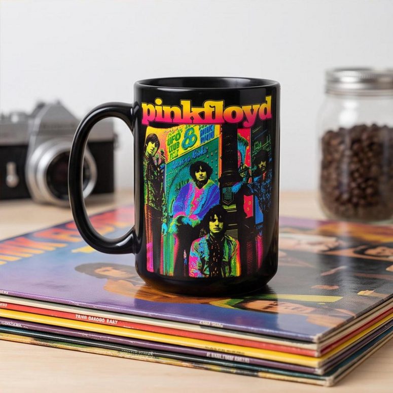 Pink Floyd Mug - Psychedelic Colors Members Pink Floyd Mug - Psychedelic Colors Members