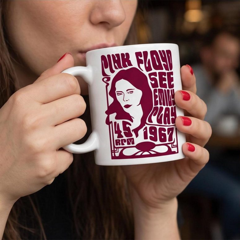Pink Floyd Mug - See Emily Play 1967 Pink Floyd Mug - See Emily Play 1967