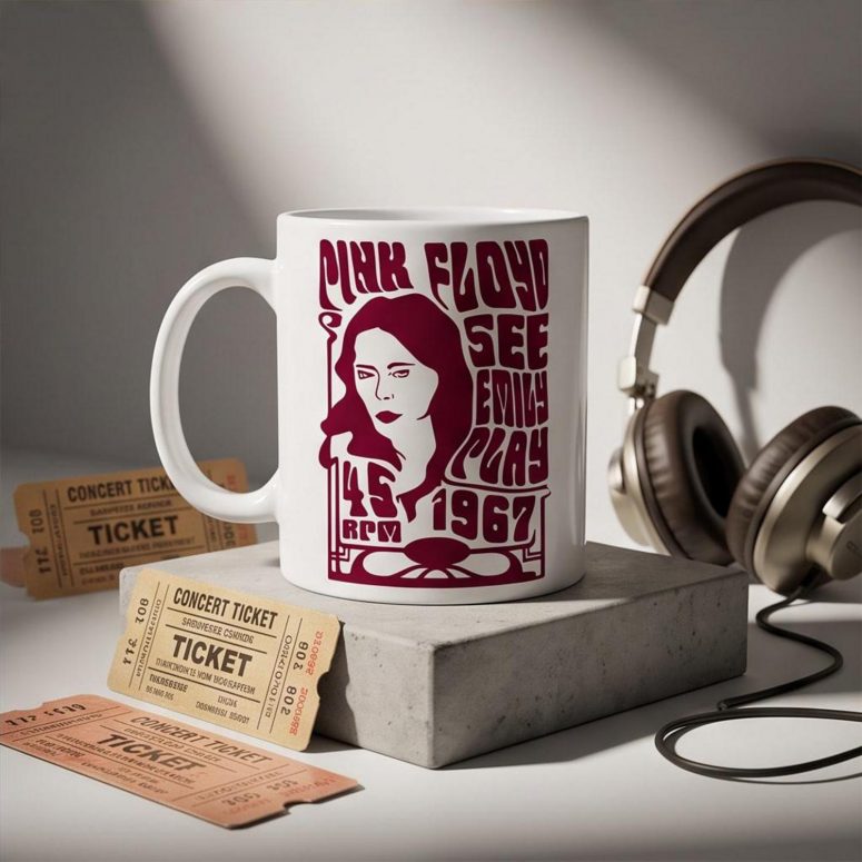 Pink Floyd Mug - See Emily Play 1967 Pink Floyd Mug - See Emily Play 1967