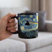 Pink Floyd Mug - Starry Night Dark Side Of The Moon Van Gogh