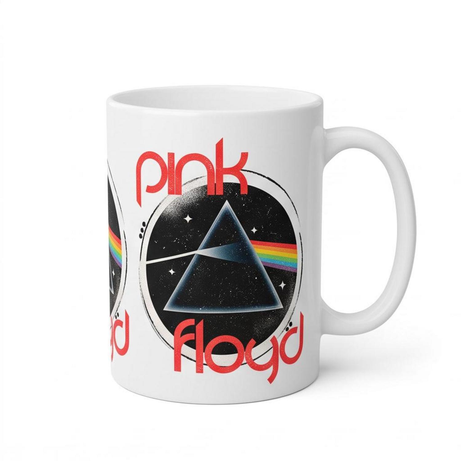 Pink Floyd Mug - Vintage Dark Side Of The Moon Circle Focus Pink Floyd Mug - Vintage Dark Side Of The Moon Circle Focus