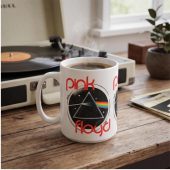 Pink Floyd Mug - Vintage Dark Side Of The Moon Circle Focus Pink Floyd Mug - Vintage Dark Side Of The Moon Circle Focus