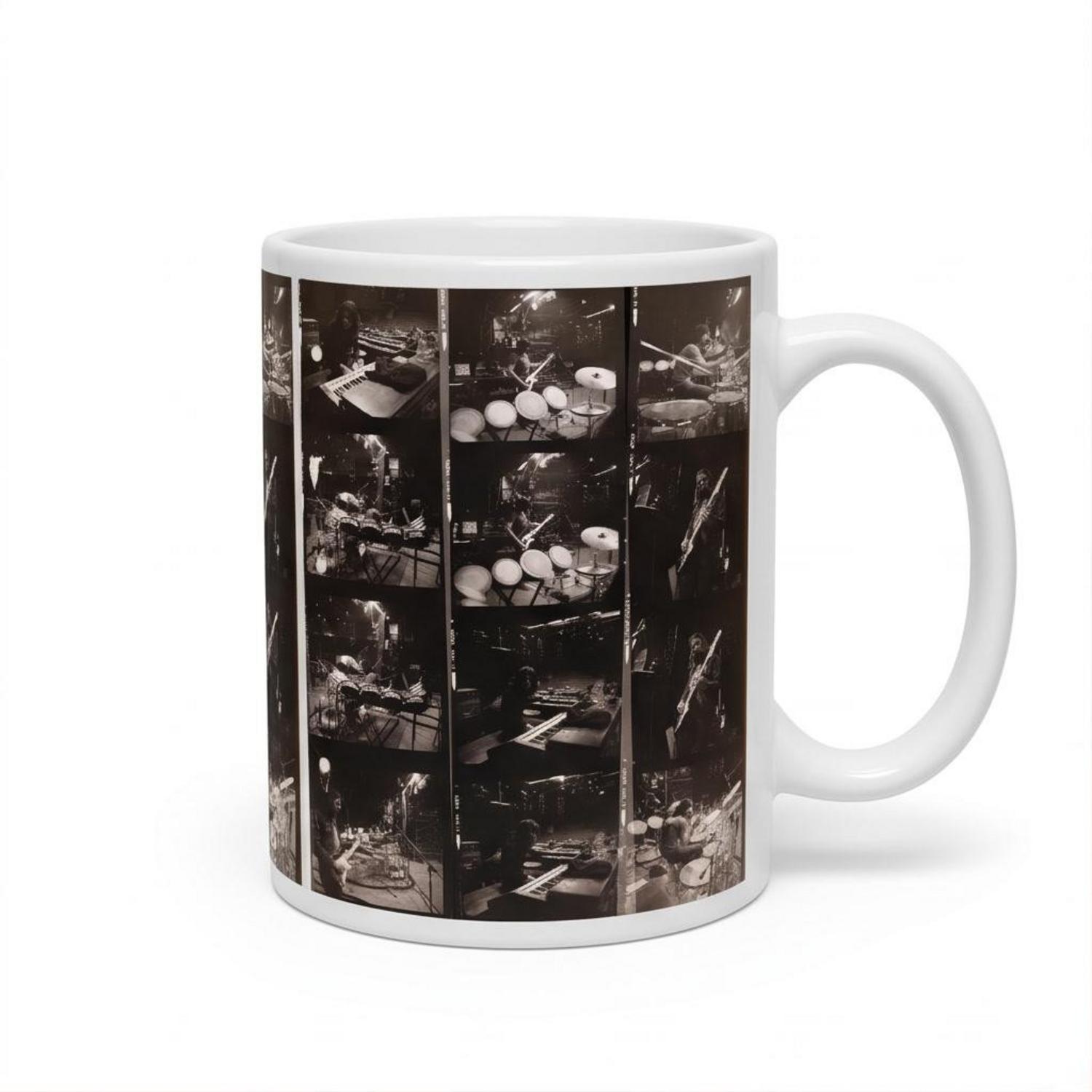 Pink Floyd Mug - Vintage New York City Tour July 4Th Film Collage Pink Floyd Mug - Vintage New York City Tour July 4Th Film Collage