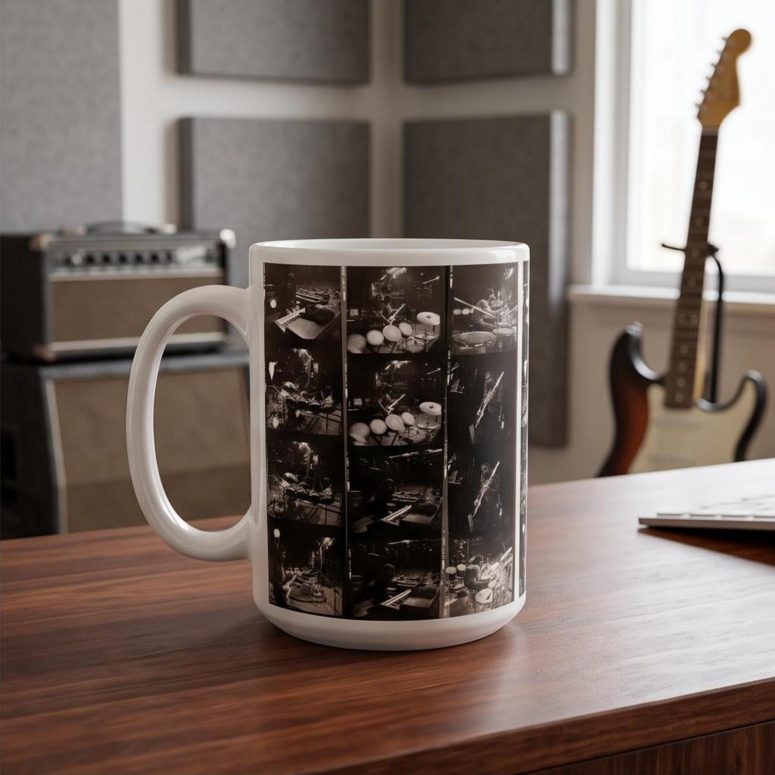 Pink Floyd Mug - Vintage New York City Tour July 4Th Film Collage Pink Floyd Mug - Vintage New York City Tour July 4Th Film Collage