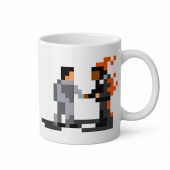 Pink Floyd Mug - Wish You Were Here ShakeHand Pixel Art