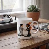 Pink Floyd Mug - Wish You Were Here ShakeHand Pixel Art