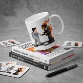 Pink Floyd Mug - Wish You Were Here ShakeHand Pixel Art