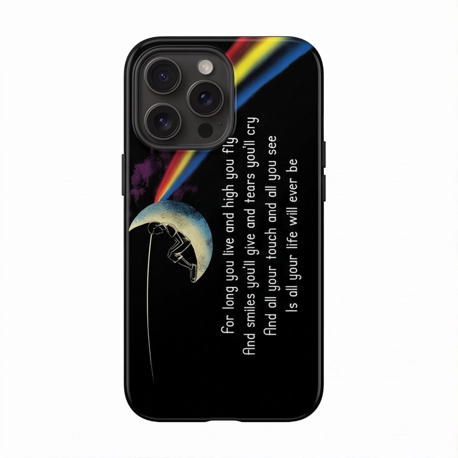 Pink Floyd Phone Case - Breathe Lyric DSOTM All Your Life Will Ever Be Pink Floyd Phone Case - Breathe Lyric DSOTM All Your Life Will Ever Be