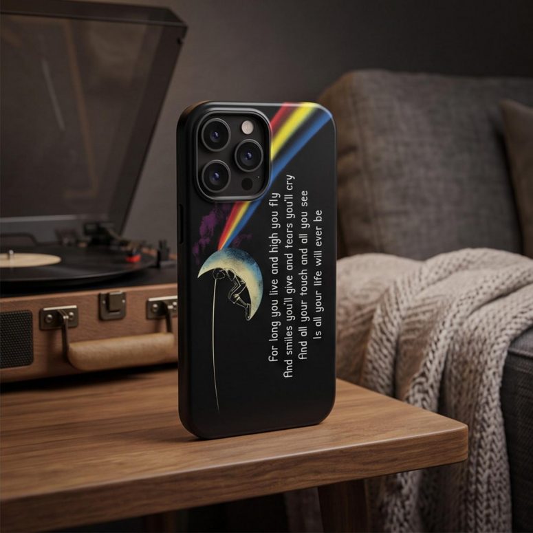 Pink Floyd Phone Case - Breathe Lyric DSOTM All Your Life Will Ever Be Pink Floyd Phone Case - Breathe Lyric DSOTM All Your Life Will Ever Be