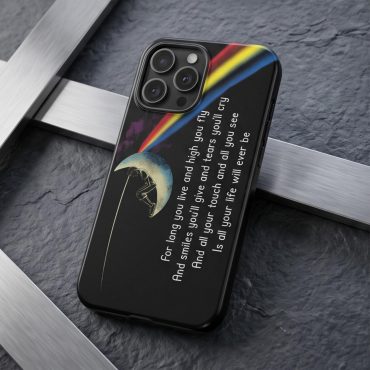 Pink Floyd Phone Case - Breathe Lyric DSOTM All Your Life Will Ever Be
