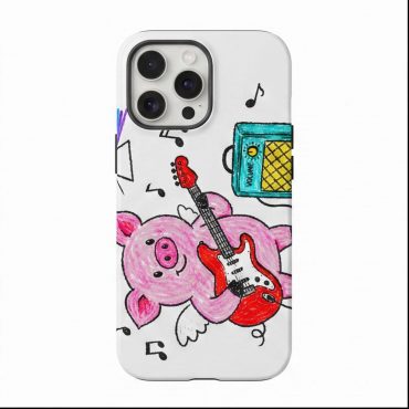 Pink Floyd Phone Case - Crayon Another Pig In he Band Pink Floyd Phone Case - Crayon Another Pig In he Band