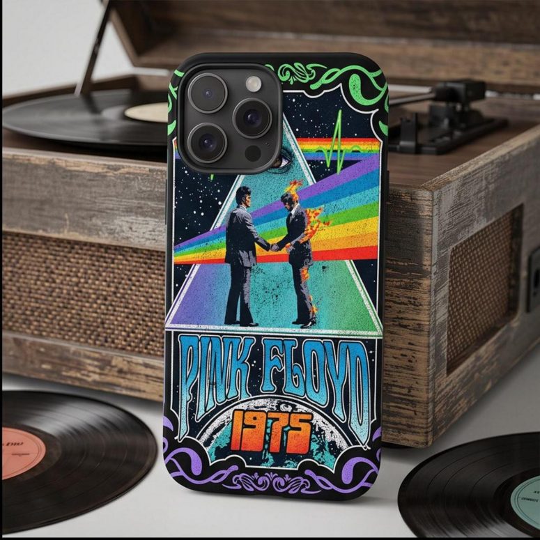 Pink Floyd Phone Case - Dark Side Of the Moon Wish You Were Here 1975 Pink Floyd Phone Case - Dark Side Of the Moon Wish You Were Here 1975