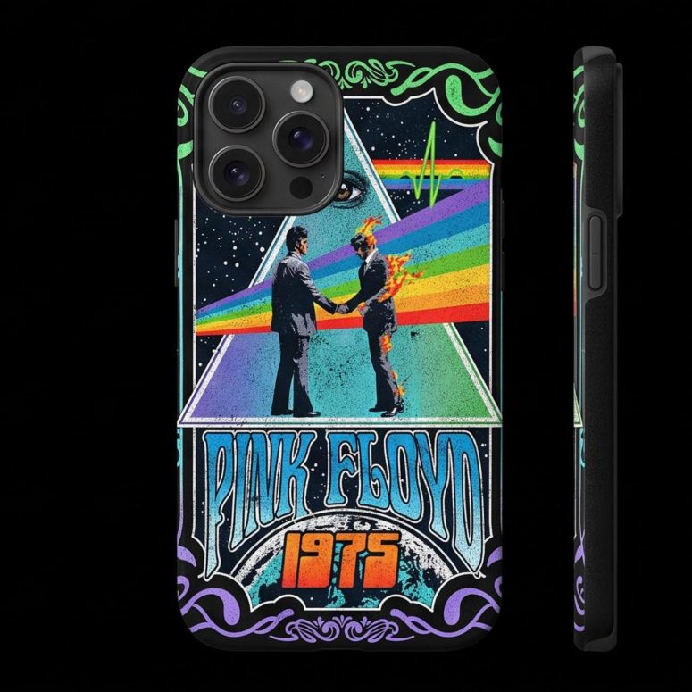 Pink Floyd Phone Case - Dark Side Of the Moon Wish You Were Here 1975 Pink Floyd Phone Case - Dark Side Of the Moon Wish You Were Here 1975