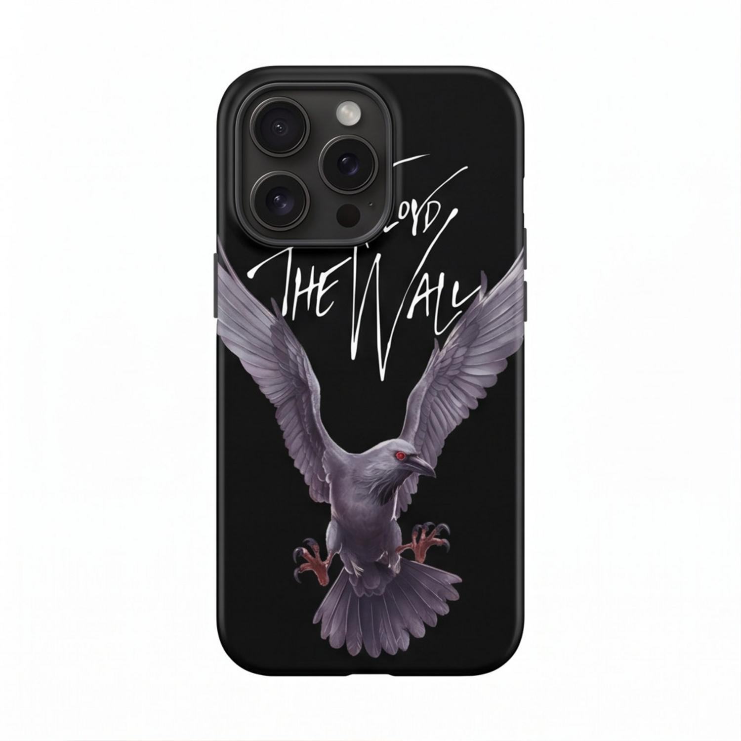 Pink Floyd Phone Case - Death Raven Bird The Wall Pink Floyd Phone Case - Death Raven Bird The Wall
