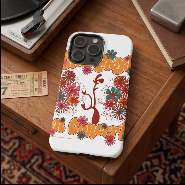 Pink Floyd Phone Case - Floral Lungs In Concert Pink Floyd Phone Case - Floral Lungs In Concert