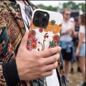 Pink Floyd Phone Case - Floral Lungs In Concert Pink Floyd Phone Case - Floral Lungs In Concert