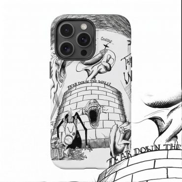 Pink Floyd Phone Case - Goodbye Blue Sky Tear Down The Wall
