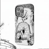 Pink Floyd Phone Case - Goodbye Blue Sky Tear Down The Wall