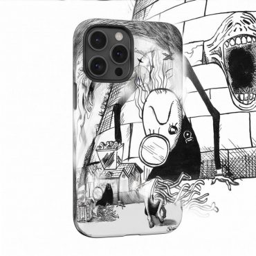 Pink Floyd Phone Case - Goodbye Blue Sky Tear Down The Wall