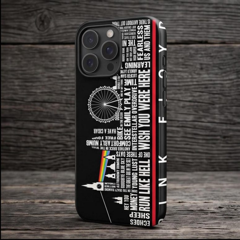 Pink Floyd Phone Case - London Typography Album Art