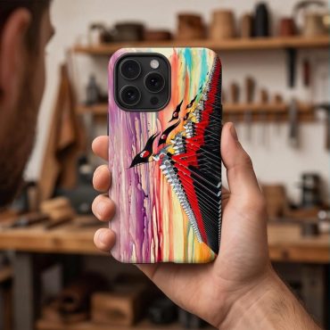 Pink Floyd Phone Case - The Wall Marching Hammers Drawing Art