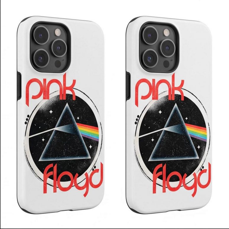 Pink Floyd Phone Case - Vintage Dark Side Of The Moon Circle Focus