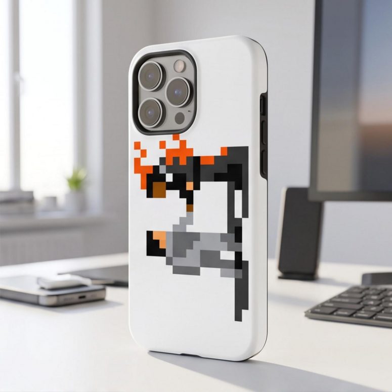 Pink Floyd Phone Case - Wish You Were Here ShakeHand Pixel Art