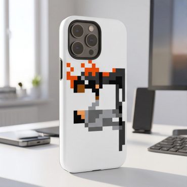Pink Floyd Phone Case - Wish You Were Here ShakeHand Pixel Art