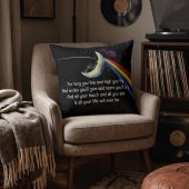 Pink Floyd Pillow Cover - Breathe Lyric DSOTM All Your Life Will Ever Be