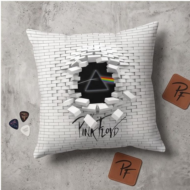 Pink Floyd Pillow Cover - Brick In The Wall 3D