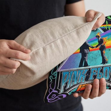 Pink Floyd Pillow Cover - Dark Side Of the Moon Wish You Were Here 1975