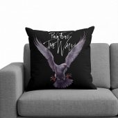 Pink Floyd Pillow Cover - Death Raven Bird The Wall