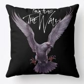 Pink Floyd Pillow Cover - Death Raven Bird The Wall