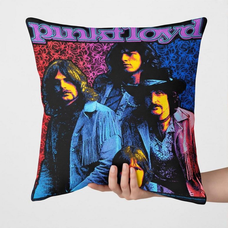 Pink Floyd Pillow Cover - Discontinued Flower Power Psychedelic Pink Floyd Pillow Cover - Discontinued Flower Power Psychedelic