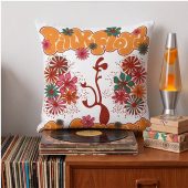 Pink Floyd Pillow Cover - Floral Lungs In Concert Pink Floyd Pillow Cover - Floral Lungs In Concert