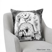 Pink Floyd Pillow Cover - Goodbye Blue Sky Tear Down The Wall