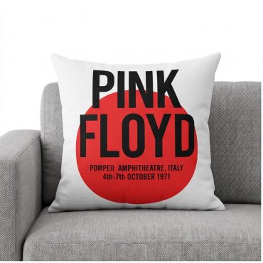 Pink Floyd Pillow Cover - Live at Pompeii October 1971 Italy Pink Floyd Pillow Cover - Live at Pompeii October 1971 Italy