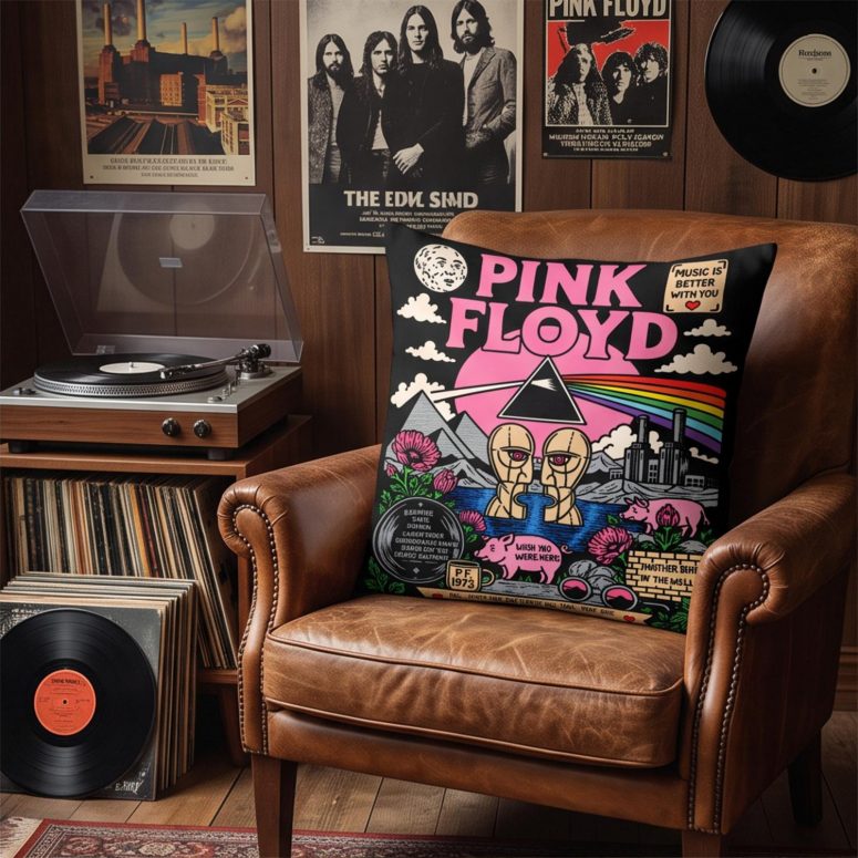 Pink Floyd Pillow Cover - Pink Floyd Division Bell 1994 Tour Vintage Tshirt Hoodie Sweatshirt Pink Floyd Pillow Cover - Pink Floyd Division Bell 1994 Tour Vintage Tshirt Hoodie Sweatshirt