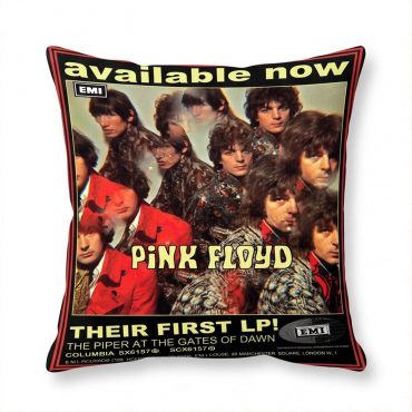 Pink Floyd Pillow Cover - Piper at the Gates of Dawn LP Members Pink Floyd Pillow Cover - Piper at the Gates of Dawn LP Members