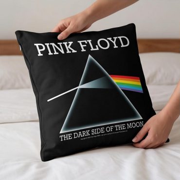 Pink Floyd Pillow Cover - The Dark Side Of The Moon Album Prism