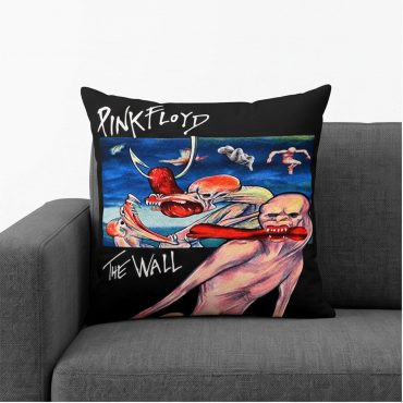 Pink Floyd Pillow Cover - The Wall 1979 Skeptical Vintage Pink Floyd Pillow Cover - The Wall 1979 Skeptical Vintage