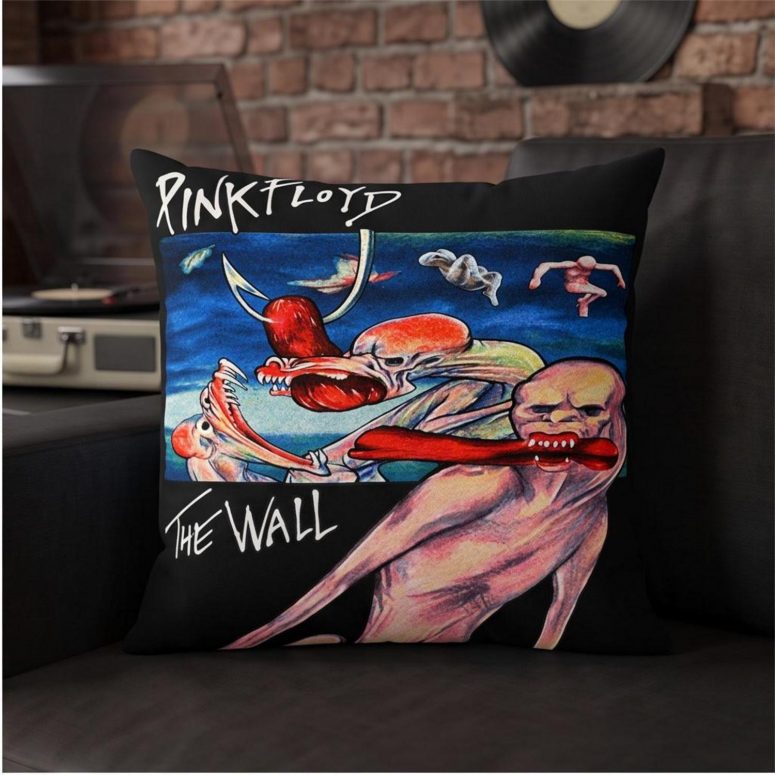 Pink Floyd Pillow Cover - The Wall 1979 Skeptical Vintage