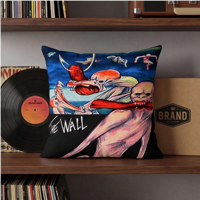 Pink Floyd Pillow Cover - The Wall 1979 Skeptical Vintage