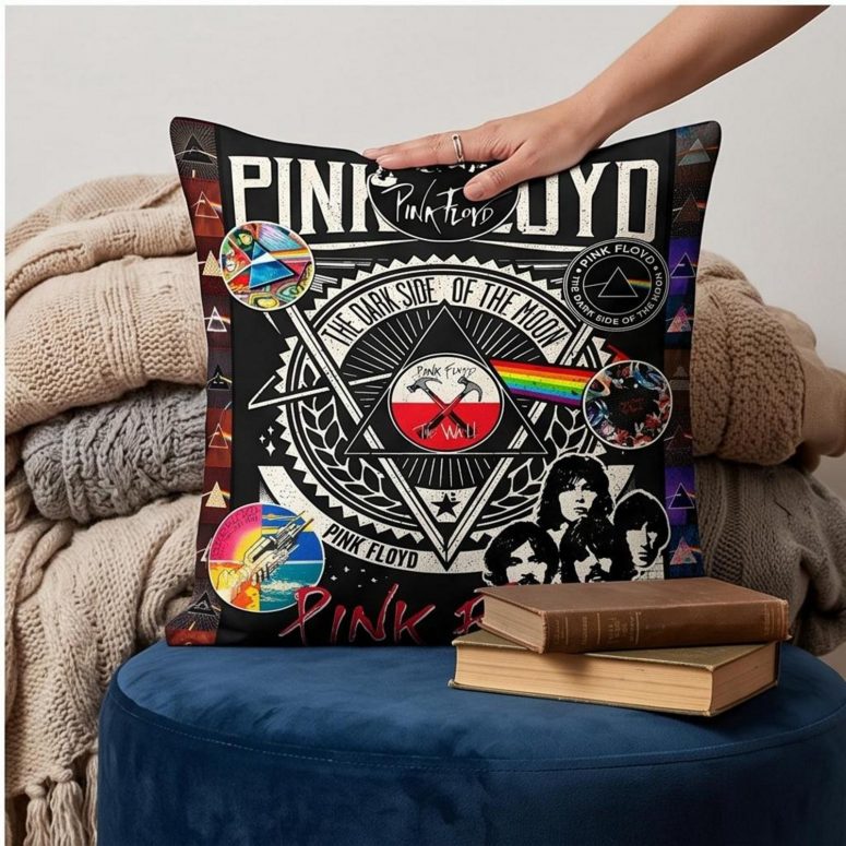 Pink Floyd Pillow Cover - The Wall DSOTM Wish You Were Here