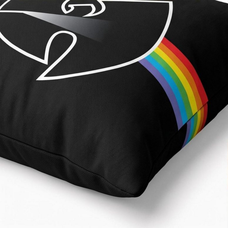 Pink Floyd Pillow Cover - The Wu Tang Clan Dark Side Of The Moon Pink Floyd Pillow Cover - The Wu Tang Clan Dark Side Of The Moon
