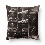 Pink Floyd Pillow Cover - Vintage New York City Tour July 4Th Film Collage