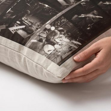Pink Floyd Pillow Cover - Vintage New York City Tour July 4Th Film Collage