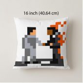 Pink Floyd Pillow Cover - Wish You Were Here ShakeHand Pixel Art